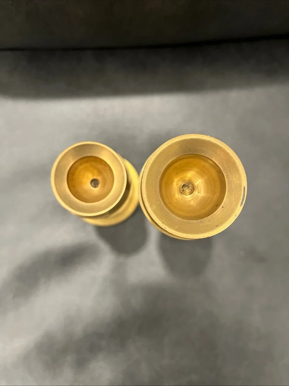 Brass Twist Candlestick Holders - Set of 2